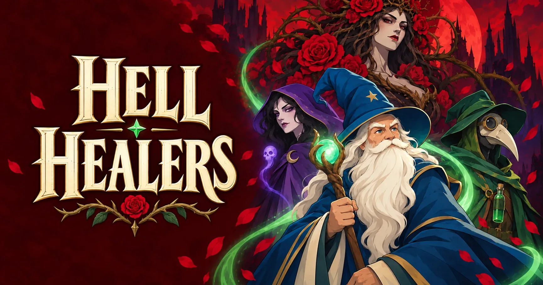 Hell Healers game characters